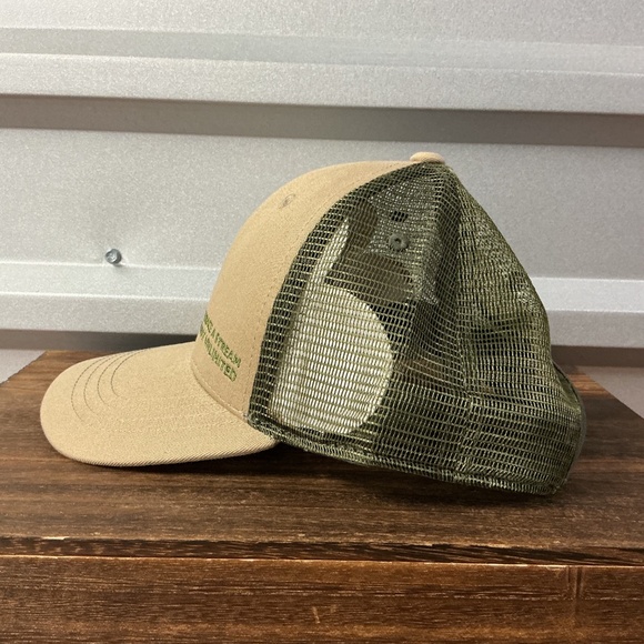 Trout Unlimited Green Mesh Trucker Snap Back Cap Rep Your Water One Size - Picture 5 of 6